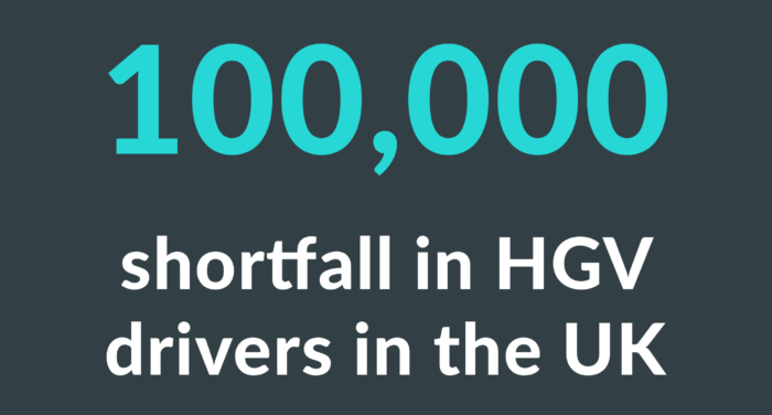 100,000 shortfall in HGV drivers