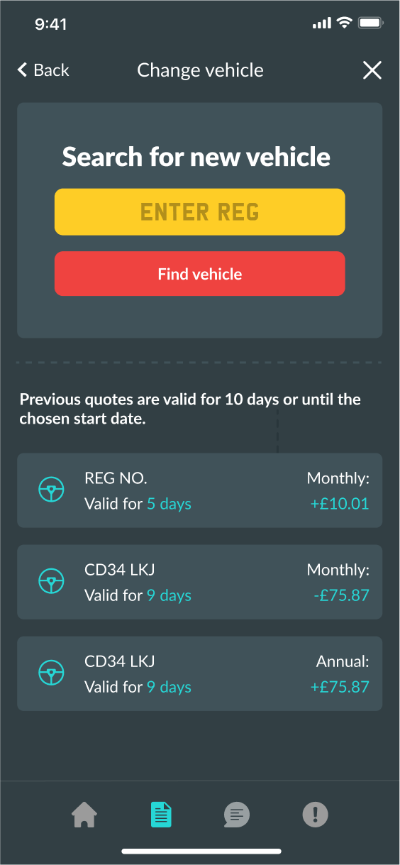Ticker app - policy