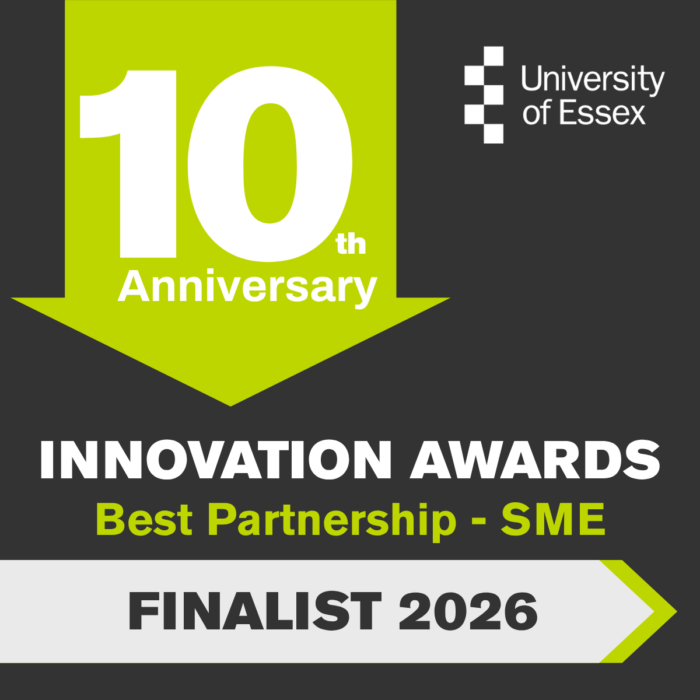 Ticker is a finalist in the University of Essex 10th Innovation Awards